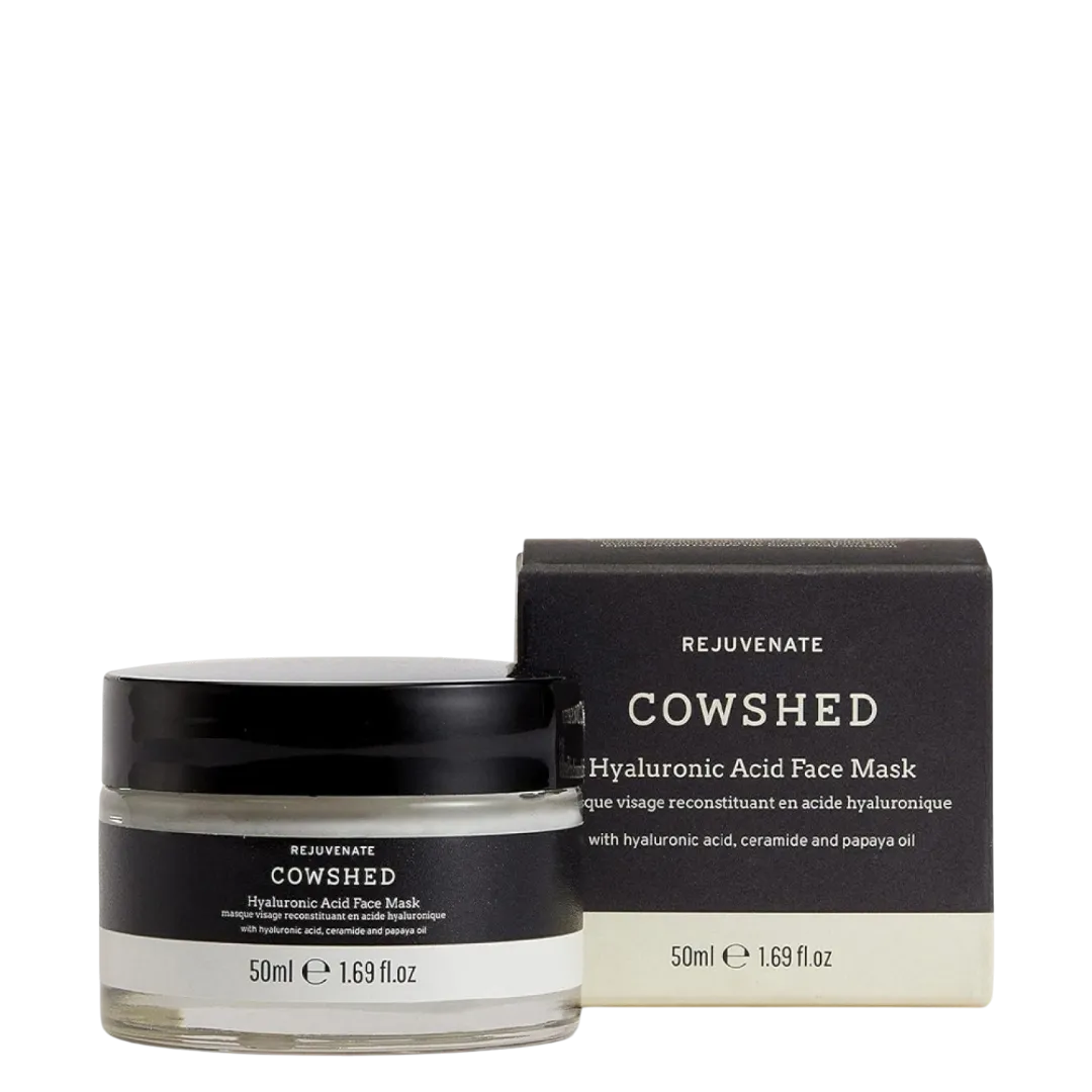 Cowshed Hyaluronic Acid Face Mask with packaging on a white background