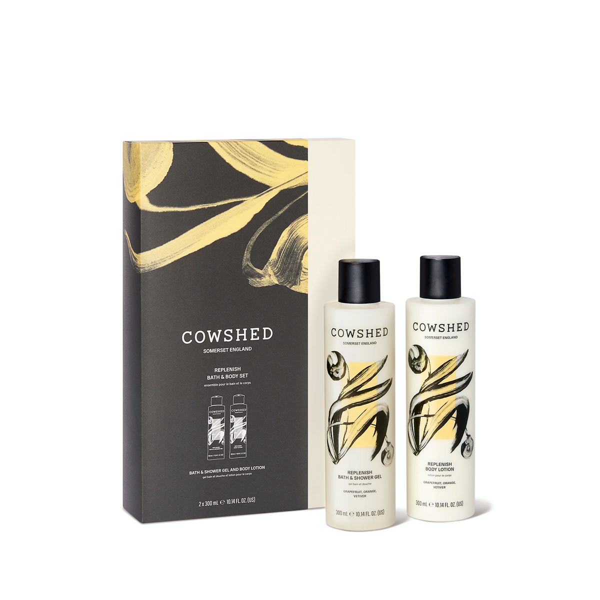 Replenish Bath & Body Gift Set - Grapefruit, Orange, Vetiver