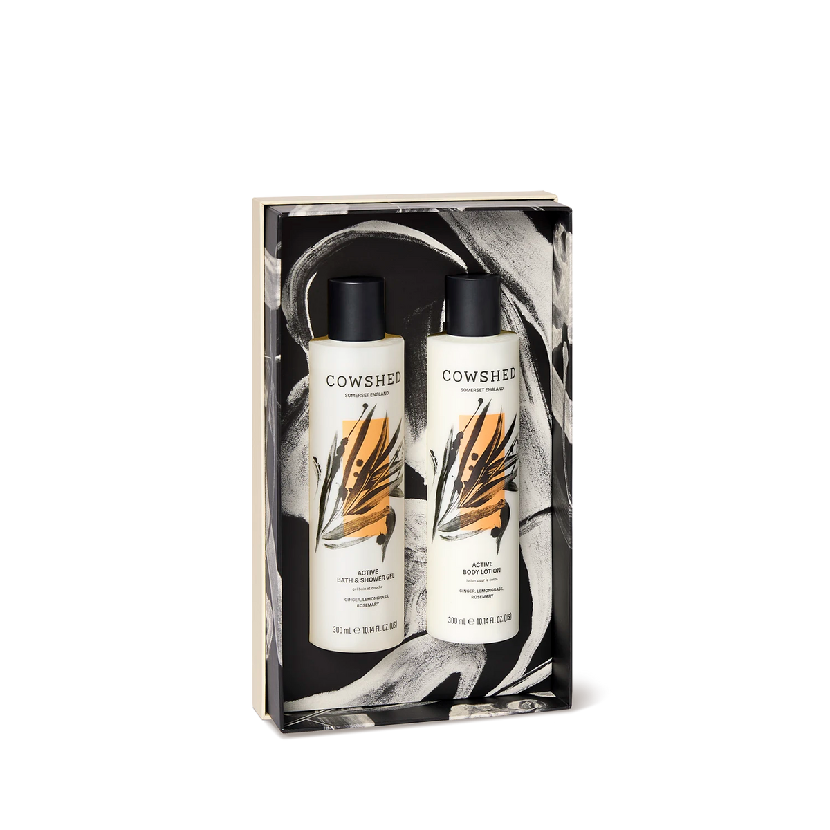 Active Bath & Body Gift Set - Lemongrass, Ginger, Rosemary