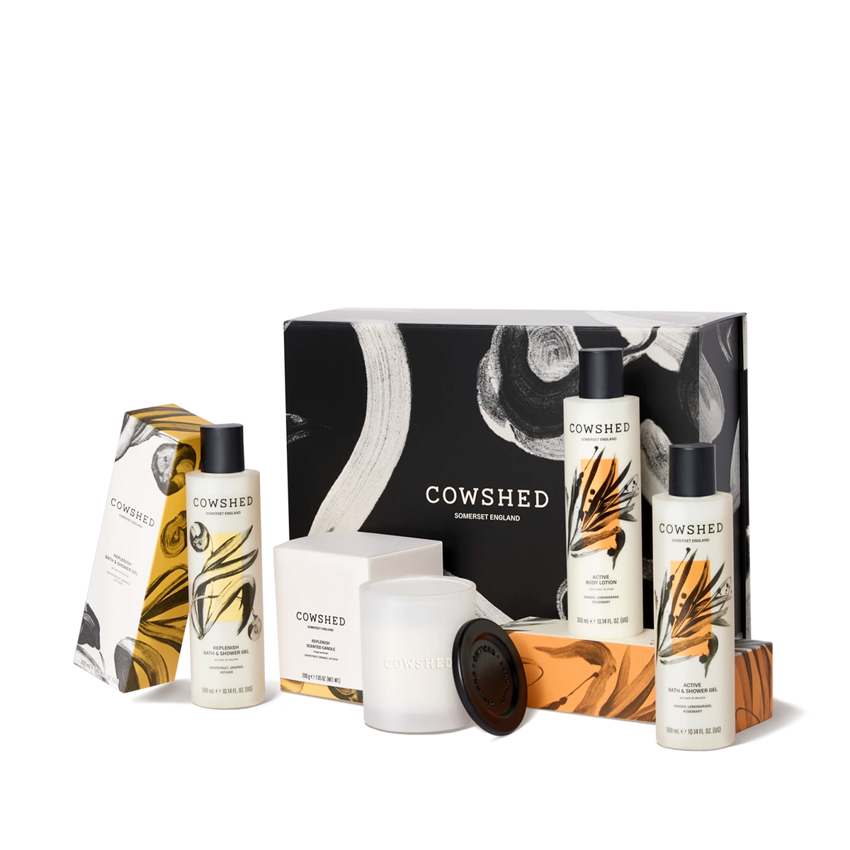 The Big Day Ahead Bath Gift Set - Grapefruit, Lemongrass