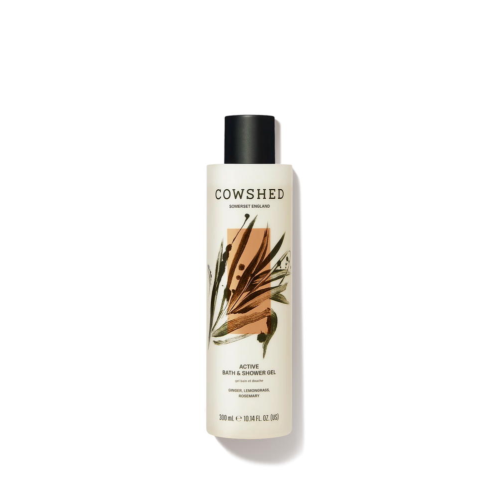 Active Bath & Shower Gel - Lemongrass, Ginger, Rosemary