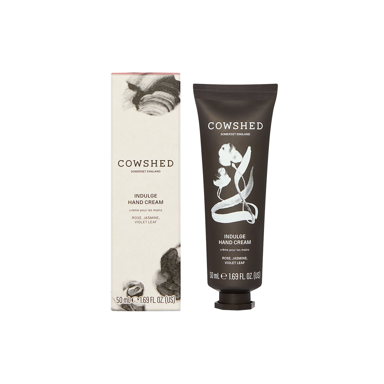 Cowshed Indulge hand cream packaging 