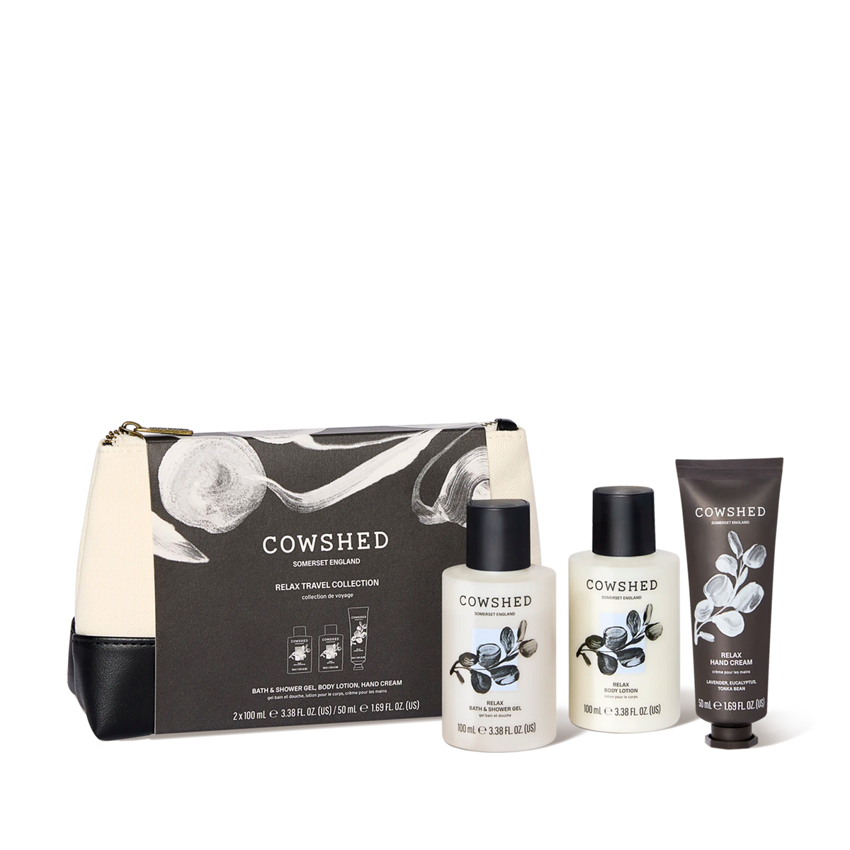 Relax Travel Edit Lavender Eucalyptus Tonka Bean
