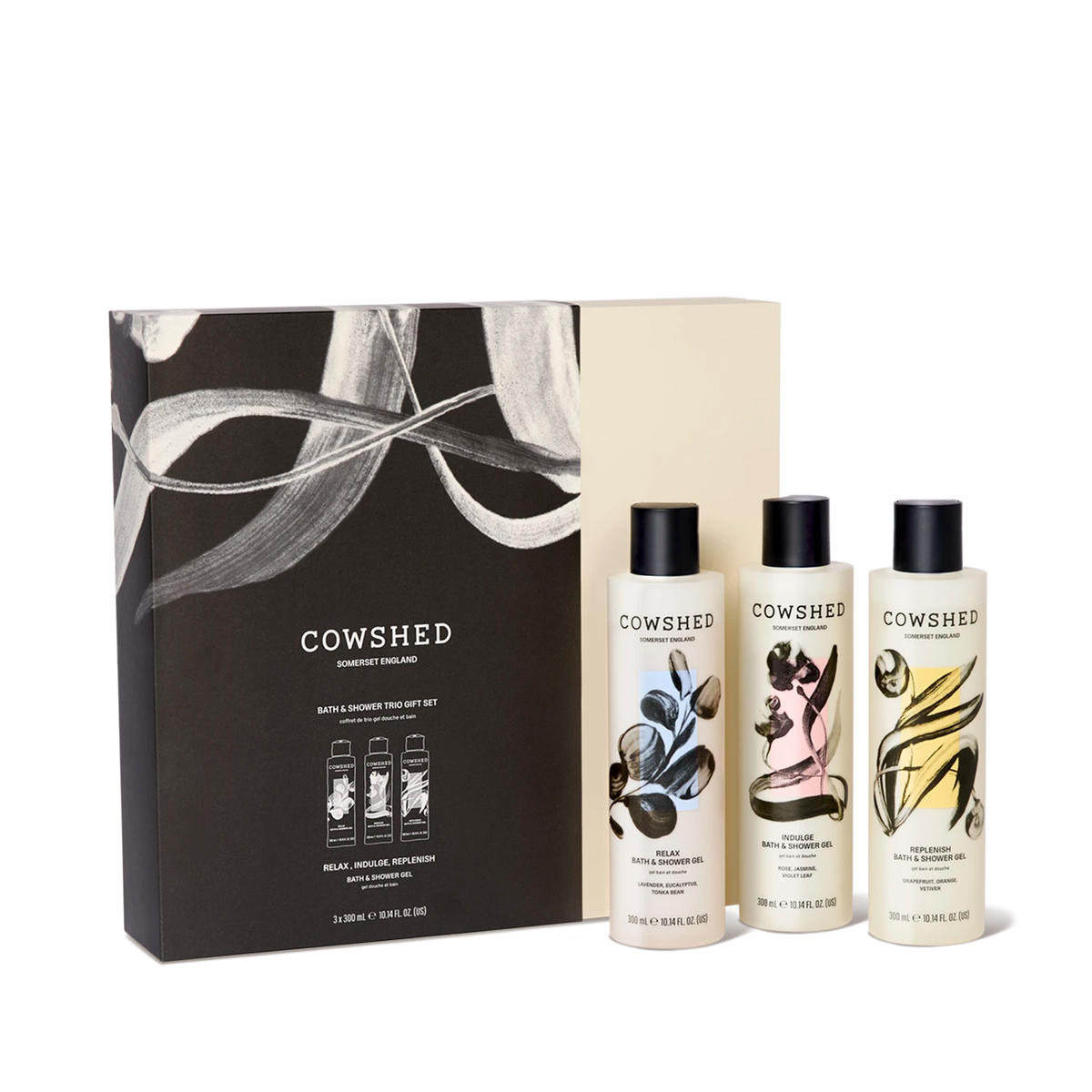 Shower Gel Trio Gift Set - Lavender, Rose, Grapefruit