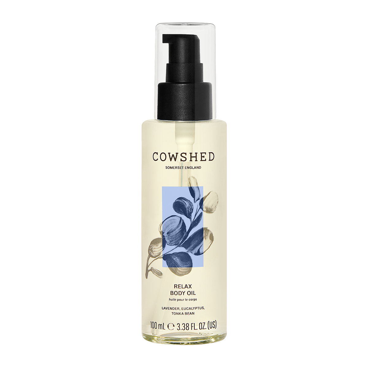 Relax Body Oil Lavender Eucalyptus British Starflower