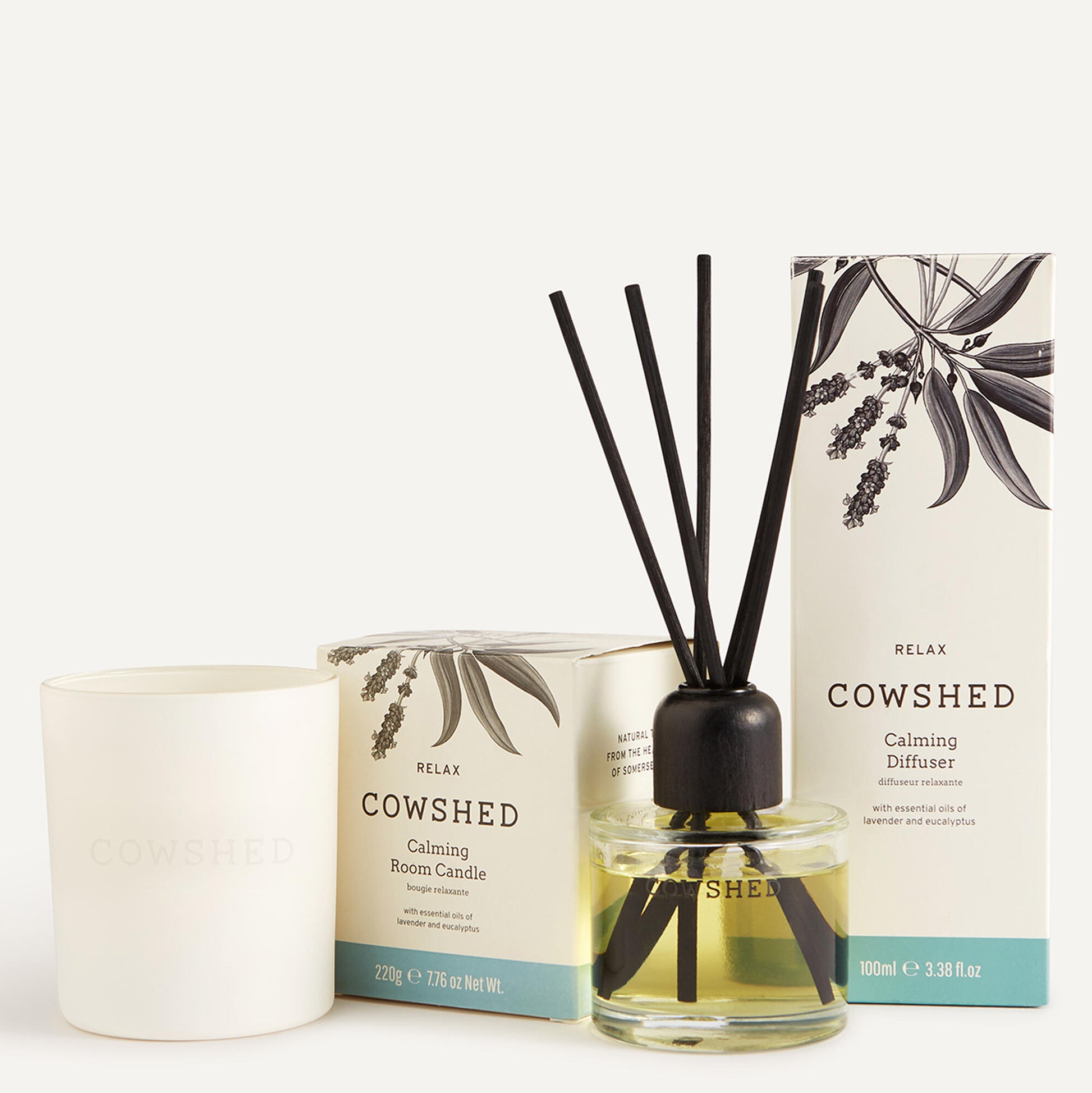 Candle and Diffuser Set Relax | Diffuser With Candle - cowshed – Cowshed