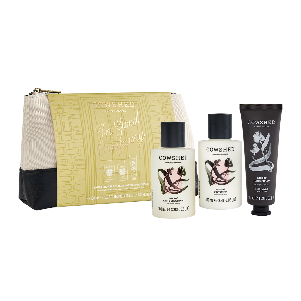 Good Company Travel Edit Rose Jasmine Violet Leaf