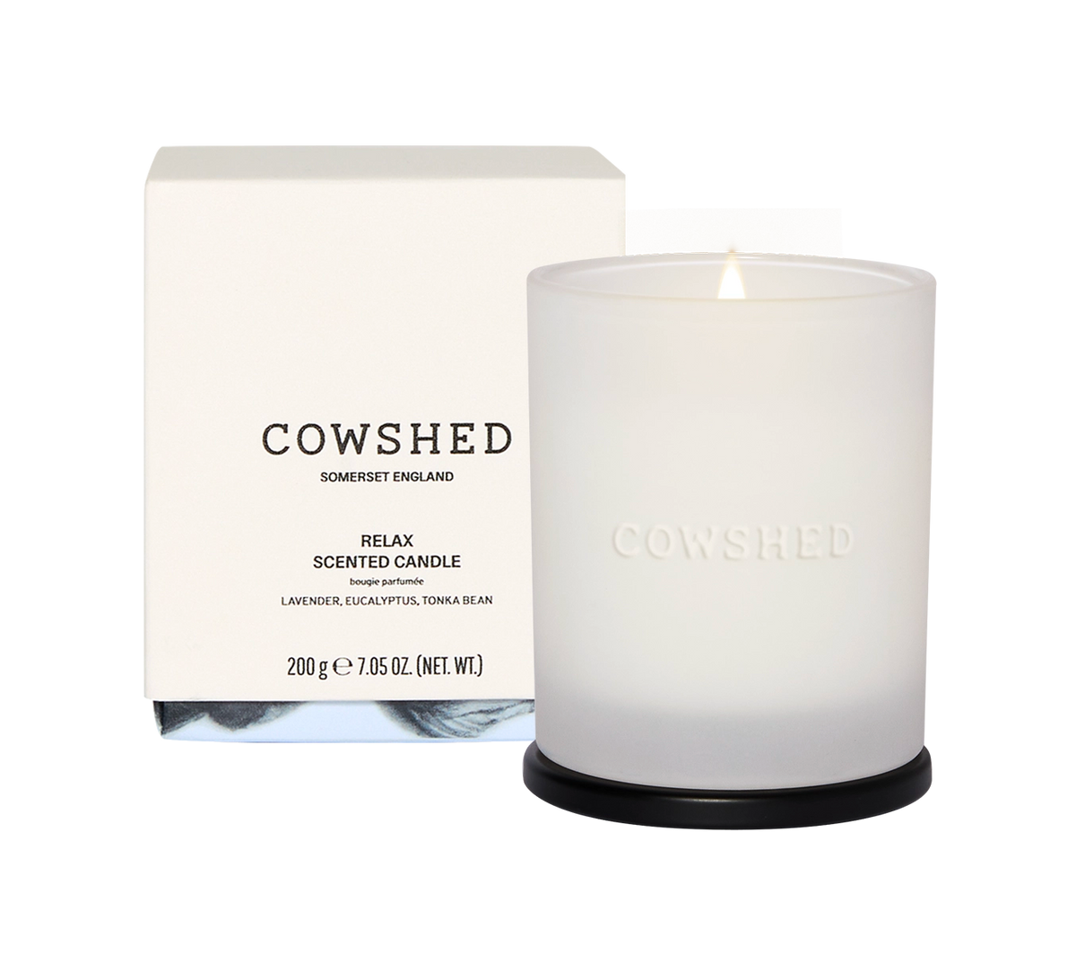 Relax Candle Lavender Eucalyptus Tonka Bean